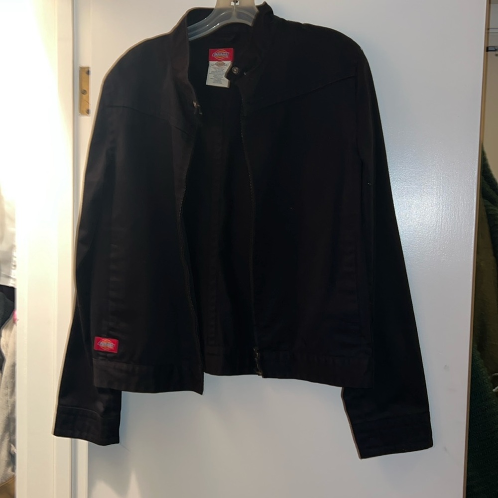 Dickies Black khaki jacket. Size Large. Fits Women Medium.